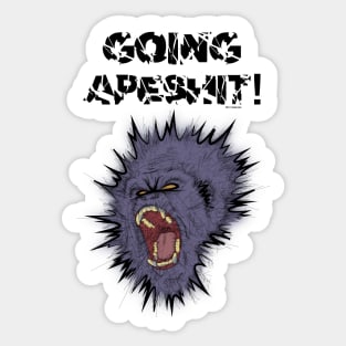 Going Apeshit! Sticker